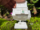 Small Miniature #38 Magical White N-Scale Sanderson Sisters’ Witch Cottage from Salem House