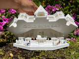 Gold Rush Bay Miniature #28 Victorian Carnation Gardens Restaurant HO-Scale1:87 Assembled Including INTERIORS