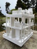 N-Scale Victorian Miniature #14 Captain Hightower Mansion 1:160 White w/INTERIORS