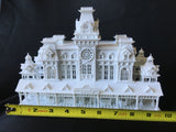 Miniature Victorian Train Station Depot HO Gauge Scale 1:87 Assembled Built Game