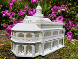 Miniature HO-Scale Port Royal Estate of New Orleans Assembled w/ Interiors by Gold Rush Bay 1:87