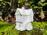 Small Miniature #38 Magical White N-Scale Sanderson Sisters’ Witch Cottage from Salem House