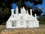 Small N-Scale Tudor Hall White 1:160 Miniature Model by Gold Rush Bay