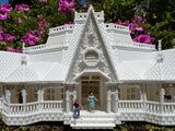 Gold Rush Bay Miniature #28 Victorian Carnation Gardens Restaurant HO-Scale1:87 Assembled Including INTERIORS