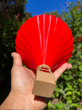 Large RED Miniature O-Scale HOT AIR BALLOON for Train Models Dollhouses