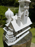 HO-Scale Miniature “Bishop's Palace” Victorian House (1:87 Scale)