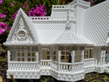 Gold Rush Bay Miniature #28 Victorian Carnation Gardens Restaurant HO-Scale1:87 Assembled Including INTERIORS