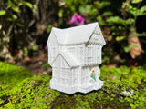 Small Miniature #38 Magical White N-Scale Sanderson Sisters’ Witch Cottage from Salem House