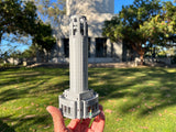 Miniature Gray N-Scale Coit Tower San Francisco Lamdmark 1:160