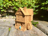 Miniature #38 Magical HO-Scale Sanderson Sisters’ Brown Witch Cottage from Salem House Including Interiors