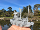 N-Scale Ship “Victoria” Miniature Railroad Tugboat Assembled Built