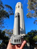 Miniature Gray N-Scale Coit Tower San Francisco Lamdmark 1:160