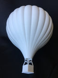 Miniature HO Scale HOT AIR BALLOON for Train Model Layouts Assembled White