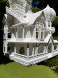 HO-Scale Miniature “Bishop's Palace” Victorian House (1:87 Scale)