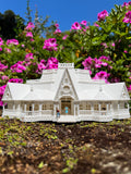 Gold Rush Bay Miniature #28 Victorian Carnation Gardens Restaurant HO-Scale1:87 Assembled Including INTERIORS