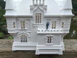 Gold Rush Bay Miniature Château Sams French Mansion 1:87(HO-Scale) House Assembled & Built