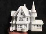 Gold Rush Bay HO-Scale Victorian Miniature #16 Sir George Mansion 1:87 Including Interiors