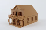 Gold Rush Bay Miniature N-Scale Sheriff’s Jailhouse Old West #3 Wood Color Built 1:160