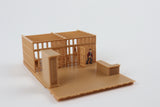 Gold Rush Bay Miniature N-Scale Sheriff’s Jailhouse Old West #3 Wood Color Built 1:160