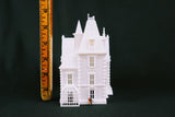 Small Miniature N-Scale Miniature "Crystal Manor" White 1:150 by Gold Rush Bay