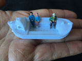 Miniature Fairytale Boat Tour 1:87 (HO Scale) Canal Cruise Vehicle Built