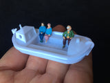 Miniature Fairytale Boat Tour 1:87 (HO Scale) Canal Cruise Vehicle Built
