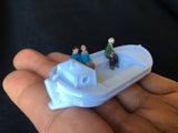 Miniature Fairytale Boat Tour 1:87 (HO Scale) Canal Cruise Vehicle Built