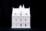 Small Miniature N-Scale Miniature "Crystal Manor" White 1:150 by Gold Rush Bay