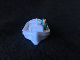 Miniature Fairytale Boat Tour 1:87 (HO Scale) Canal Cruise Vehicle Built