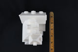 Small Miniature N-Scale Miniature "Crystal Manor" White 1:150 by Gold Rush Bay