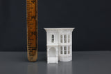 Gold Rush Bay Miniature N Scale Victorian Italianate #1 White Bay Windows