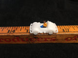 Gold Rush Bay Miniature Auto Theme Park Minicar HO-Scale White Go-Cart Vehicle