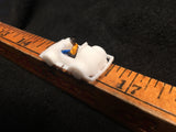 Gold Rush Bay Miniature Auto Theme Park Minicar HO-Scale White Go-Cart Vehicle