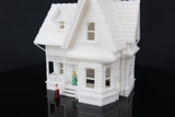Gold Rush Bay Small Miniature Carl's Victorian House N-Scale 1:150 includes interiors