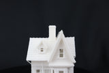 Gold Rush Bay Small Miniature Carl's Victorian House N-Scale 1:150 includes interiors