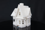 Gold Rush Bay Small Miniature Carl's Victorian House N-Scale 1:150 includes interiors