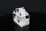 Gold Rush Bay Small Miniature Carl's Victorian House N-Scale 1:150 includes interiors