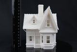 Gold Rush Bay Miniature Victorian #26 Carl's House 1/87 HO Scale Assembled with Interiors