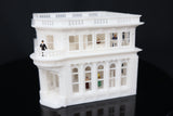 Gold Rush Bay Miniature “APG Bank” N-Scale 1:150 Classical Beaux-Arts Built White w/ Interiors