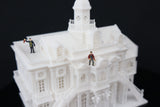 Small Miniature N-Scale Port Royal Estate of New Orleans Assembled w/ Interiors by Gold Rush Bay 1:160 scale paintable