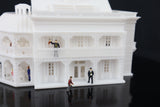 Small Miniature N-Scale Port Royal Estate of New Orleans Assembled w/ Interiors by Gold Rush Bay 1:160 scale paintable