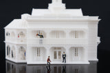 Small Miniature N-Scale Port Royal Estate of New Orleans Assembled w/ Interiors by Gold Rush Bay 1:160 scale paintable