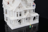 SMALL N-Scale Miniature “Bishop's Palace” Victorian House (1:150 Scale) ASSEMBLED