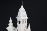 SMALL N-Scale Miniature “Bishop's Palace” Victorian House (1:150 Scale) ASSEMBLED