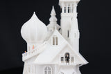 SMALL N-Scale Miniature “Bishop's Palace” Victorian House (1:150 Scale) ASSEMBLED