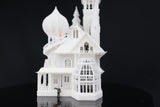 SMALL N-Scale Miniature “Bishop's Palace” Victorian House (1:150 Scale) ASSEMBLED