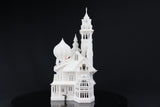 SMALL N-Scale Miniature “Bishop's Palace” Victorian House (1:150 Scale) ASSEMBLED