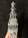 Miniature Gray Clock Tower N Scale for train model