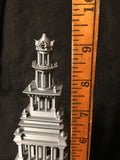 Miniature Gray Clock Tower N Scale for train model