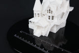 SMALL N-Scale Miniature “The Pink Palace” Victorian House (1:150 Scale) ASSEMBLED